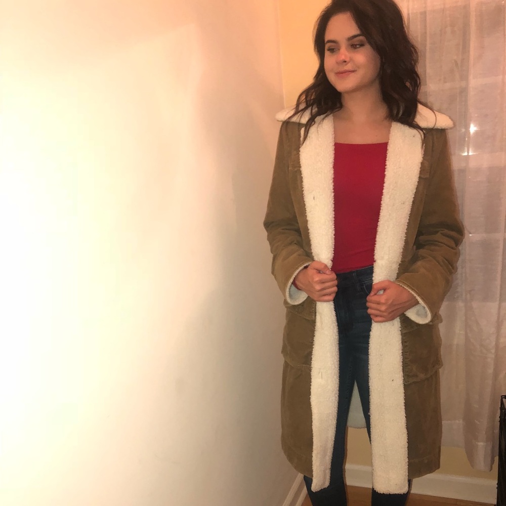 Long brown coat
